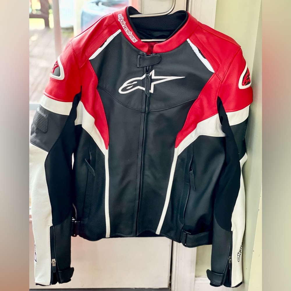 Alpinestars GP Plus R Lady Leather Jacket Black / White / Red